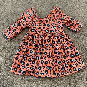 Mila and Rose Leopard Print Dress for Kids